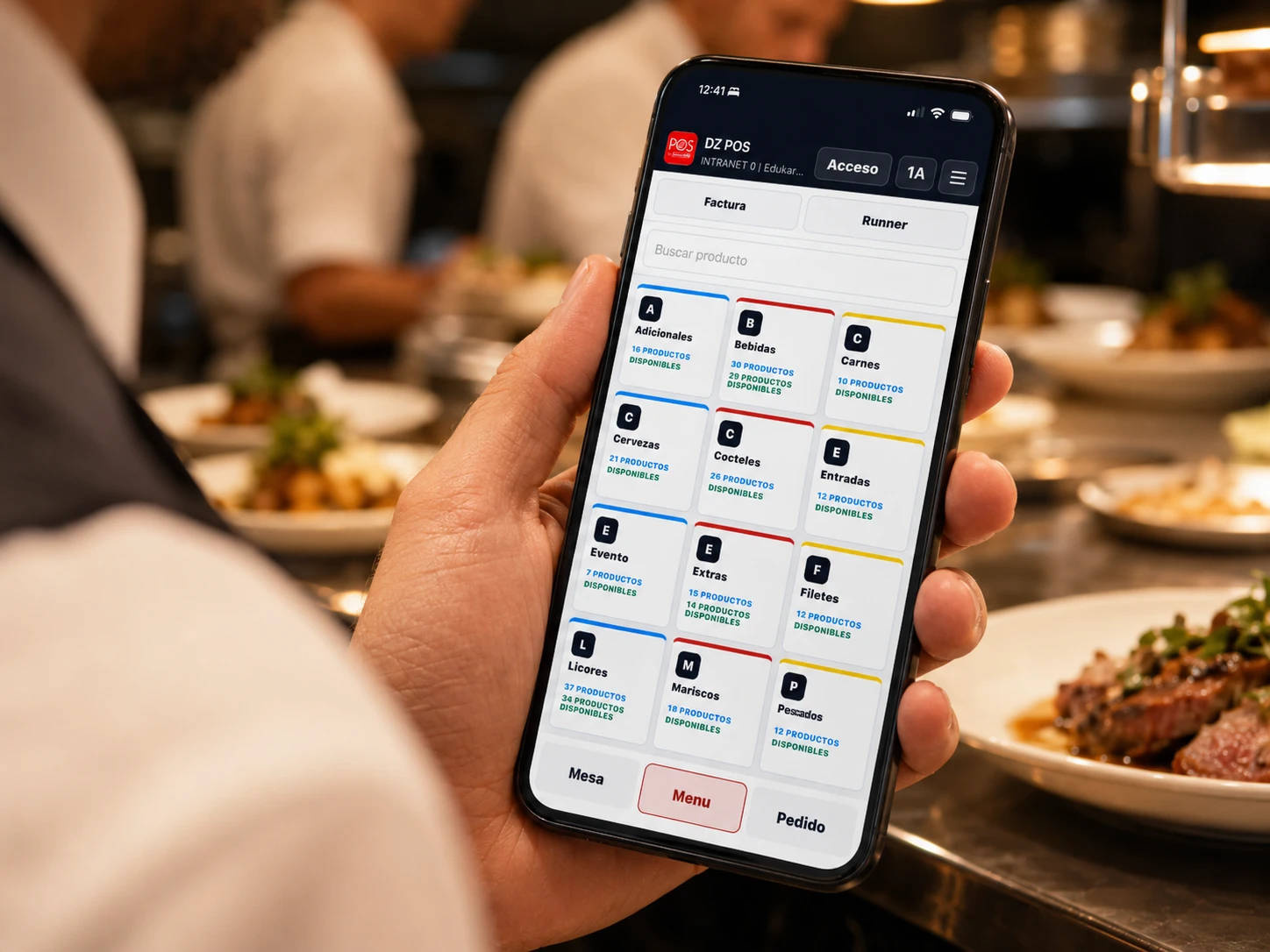 DeliveryZone POS let staff sell from anywhere screen